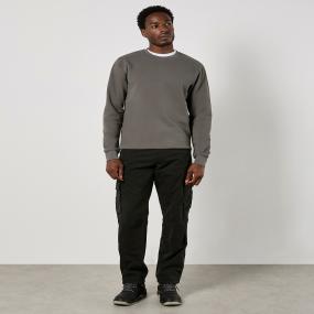 Regular Fit Piqu Sweatshirt