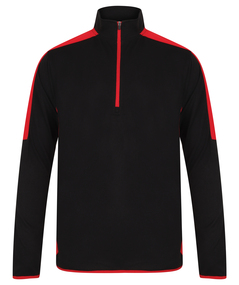  Zip Mid-layer With Contrast Panelling