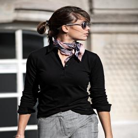 Womens Carlington  Deluxe Long Sleeve Polo