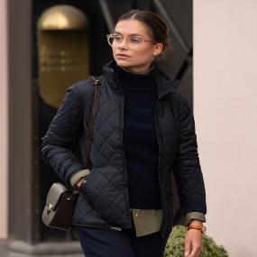 Womens Henderson  Stylish Diamond Quilted Jacket