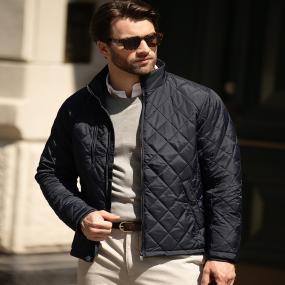 Henderson  Stylish Diamond Quilted Jacket