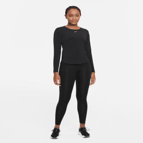 Womens Nike One Luxe Dri-FIT Long Sleeve Standard Fit Top