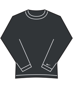 Nike Dri-FIT Tour Crew Quilted Top