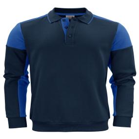 Long Sleeve Polo Sweatshirt