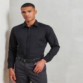 Poplin Fitted Long Sleeve Shirt