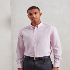 Cotton-rich Oxford Stripes Shirt