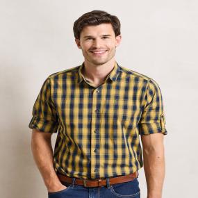 Mulligan Check Cotton Long Sleeve Shirt