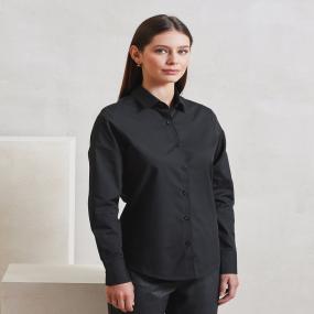 Womens Long Sleeve Recyclight Poplin Shirt