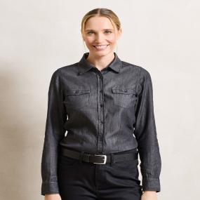 Women's Jeans Stitch Denim Shirt