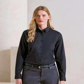 Womens Supreme Oxford Long Sleeve Shirt