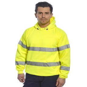 Hi-vis Hooded Sweatshirt (B304)