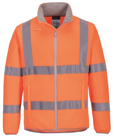 Eco Hi-vis Fleece Jacket (EC70) In Orange