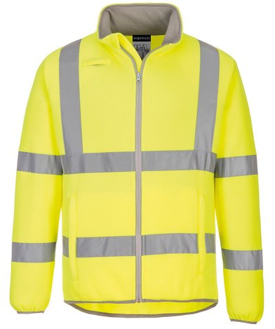 Eco Hi-vis Fleece Jacket (EC70) In Yellow