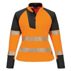 Womens PW3 Hi-vis -zip Sweatshirt (T173)