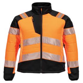 Womens PW3 Hi-vis Hybrid Baffle Jacket (T171)
