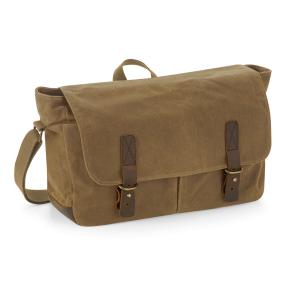 Heritage Waxed Canvas Messenger