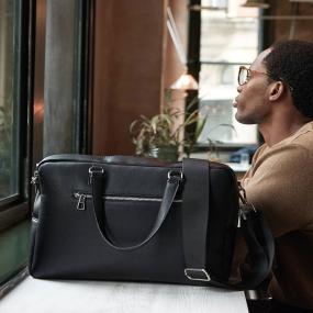Tailored Luxe PU Briefcase