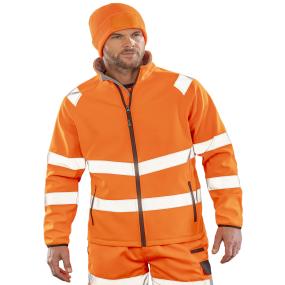 Recycled 2-layer Printable Safety Softshell