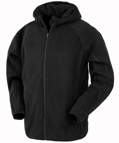 Result Genuine Recycled - Recycled Hooded Microfleece Jacket