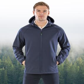 Recycled 3-layer Printable Hooded Softshell