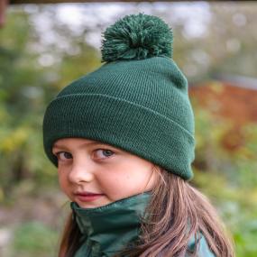Junior Pom Pom Beanie