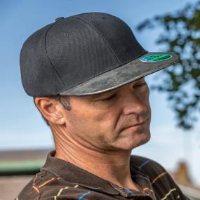 Bronx Glitter Flat Peak Snapback Cap