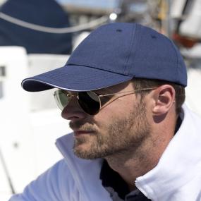 Memphis Brushed Cotton Low-profile Sandwich Peak Cap