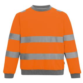 Hi-vis Pro Contrast Crew Neck Sweatshirt