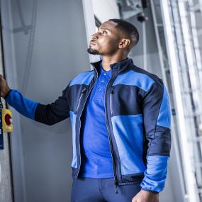 E-Volve Unisex Knit-effect Stretch Mid-layer