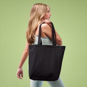Recycled Premium Canvas Flat Base Shopper
