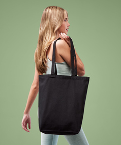 Recycled Premium Canvas Flat Base Shopper