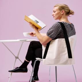 Dakota Recycled Contrast Strap Tote