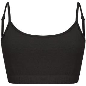 Women's Sustainable Fashion Cropped Cami Top With Adjustable Straps