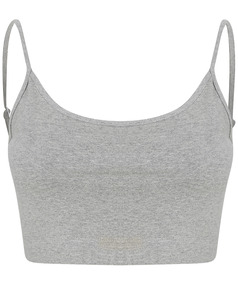 Women's Sustainable Fashion Cropped Cami Top With Adjustable Straps