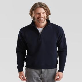 Premium 70/30 Zip-neck Sweatshirt
