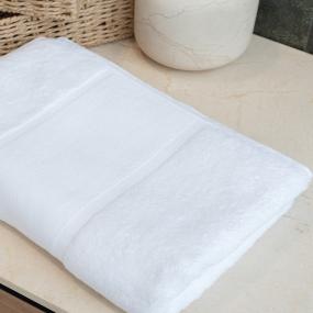 Organic Bath Towel With Printable Border