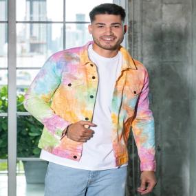 Tie-dye Denim Jacket