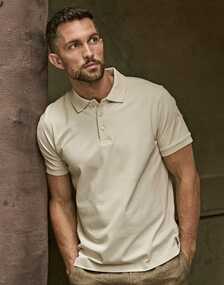 Mens Luxury Stretch Polo