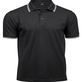 Men's Luxury Stripe Stretch Polo