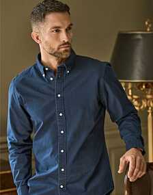 Mens Casual Twill Shirt