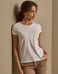 Ladies Roll Up Sleeve Tee