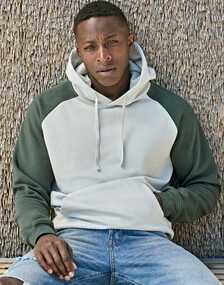 Unlabeled Two-Tone Hooded Sweat