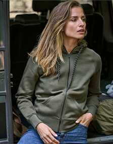 Ladies Fashion Full Zip Hood