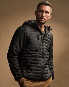 Mens Hooded Crossover Jkt