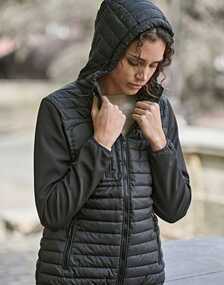 Womens Hooded Crossover Jkt