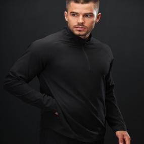 Technical 1/4-zip Top