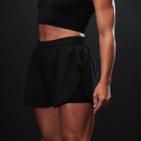 Womens Double-layer Sports Shorts