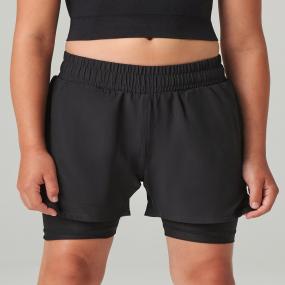 Kids Double-layer Sports Shorts