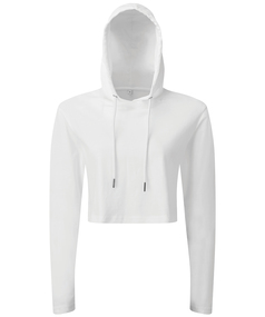 Women's TriDri Cropped Hooded Long Sleeve T-shirt