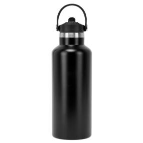 TriDri Vacuum Sports Water Bottle With Flip-up Straw